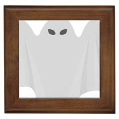 Ghost Halloween Spooky Horror Fear Framed Tiles by Celenk