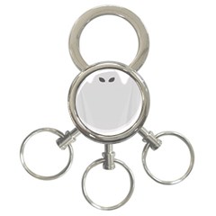 Ghost Halloween Spooky Horror Fear 3-ring Key Chains by Celenk