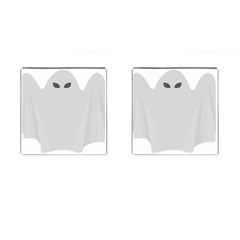 Ghost Halloween Spooky Horror Fear Cufflinks (square) by Celenk