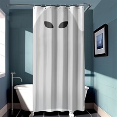 Ghost Halloween Spooky Horror Fear Shower Curtain 36  X 72  (stall)  by Celenk