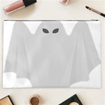 Ghost Halloween Spooky Horror Fear Cosmetic Bag (XXL)  Back