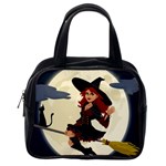 Witch Witchcraft Broomstick Broom Classic Handbags (One Side) Front