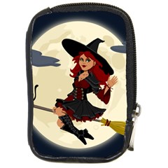 Witch Witchcraft Broomstick Broom Compact Camera Cases by Celenk