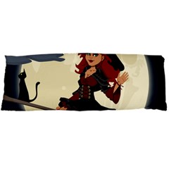 Witch Witchcraft Broomstick Broom Body Pillow Case Dakimakura (two Sides) by Celenk