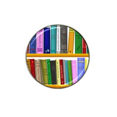 Shelf Books Library Reading Hat Clip Ball Marker by Celenk