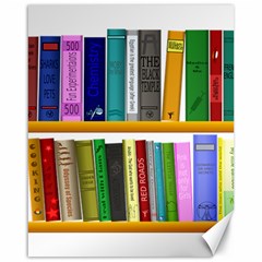 Shelf Books Library Reading Canvas 16  X 20   by Celenk