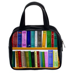 Shelf Books Library Reading Classic Handbags (2 Sides) by Celenk