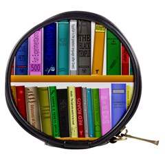 Shelf Books Library Reading Mini Makeup Bags by Celenk