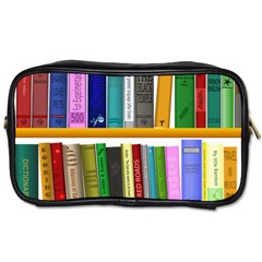 Shelf Books Library Reading Toiletries Bags 2-side by Celenk