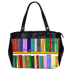 Shelf Books Library Reading Office Handbags (2 Sides)  by Celenk