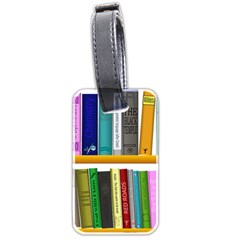 Shelf Books Library Reading Luggage Tags (two Sides) by Celenk