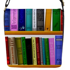 Shelf Books Library Reading Flap Messenger Bag (s) by Celenk