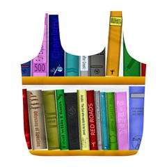 Shelf Books Library Reading Full Print Recycle Bags (l)  by Celenk