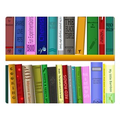 Shelf Books Library Reading Double Sided Flano Blanket (large)  by Celenk