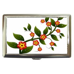 Flower Branch Nature Leaves Plant Cigarette Money Cases