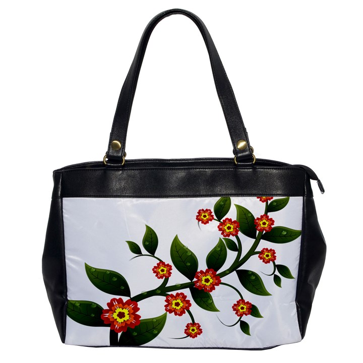 Flower Branch Nature Leaves Plant Office Handbags