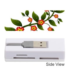 Flower Branch Nature Leaves Plant Memory Card Reader (stick)  by Celenk