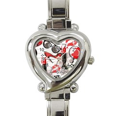 Cosmetic Pattern Heart Italian Charm Watch by Bigfootshirtshop