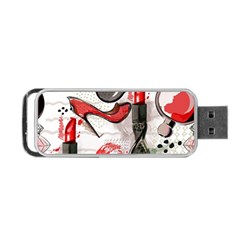 Cosmetic Pattern Portable Usb Flash (two Sides) by Bigfootshirtshop