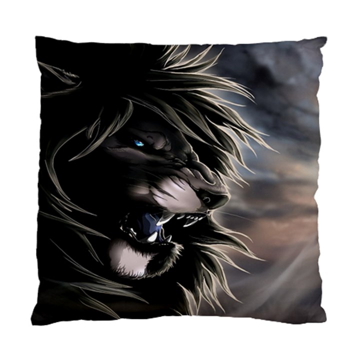 Angry Lion Digital Art Hd Standard Cushion Case (Two Sides)