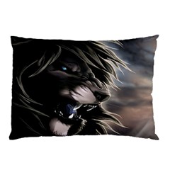 Angry Lion Digital Art Hd Pillow Case