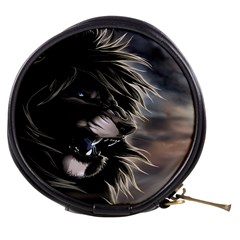 Angry Lion Digital Art Hd Mini Makeup Bags