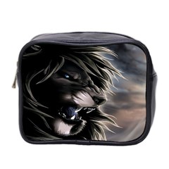 Angry Lion Digital Art Hd Mini Toiletries Bag 2-Side