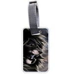 Angry Lion Digital Art Hd Luggage Tags (One Side)  Front