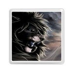 Angry Lion Digital Art Hd Memory Card Reader (Square)  Front