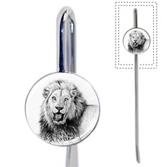 Lion Wildlife Art And Illustration Pencil Book Mark by Celenk