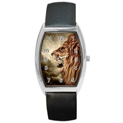 Roaring Lion Barrel Style Metal Watch