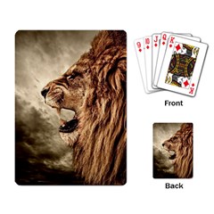 Roaring Lion Playing Card