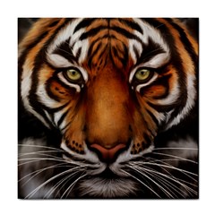 The Tiger Face Tile Coasters