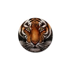 The Tiger Face Golf Ball Marker by Celenk