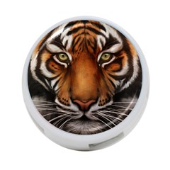 The Tiger Face 4-port Usb Hub (one Side) by Celenk