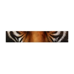 The Tiger Face Flano Scarf (mini) by Celenk