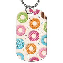 Colored Doughnuts Pattern Dog Tag (one Side) by Bigfootshirtshop