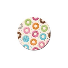 Colored Doughnuts Pattern Golf Ball Marker by Bigfootshirtshop