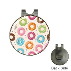 Colored Doughnuts Pattern Hat Clips With Golf Markers by Bigfootshirtshop