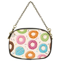 Colored Doughnuts Pattern Chain Purses (one Side)  by Bigfootshirtshop