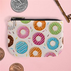 Colored Doughnuts Pattern Mini Coin Purses by Bigfootshirtshop