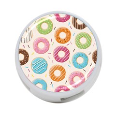 Colored Doughnuts Pattern 4-port Usb Hub (two Sides)  by Bigfootshirtshop