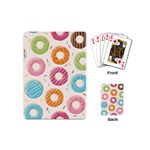 Colored Doughnuts Pattern Playing Cards (Mini)  Back