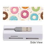 Colored Doughnuts Pattern Memory Card Reader (Stick)  Front