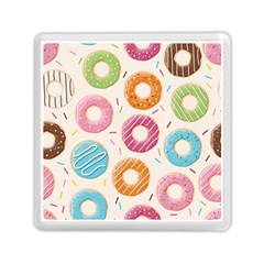 Colored Doughnuts Pattern Memory Card Reader (square)  by Bigfootshirtshop