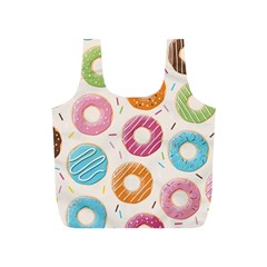 Colored Doughnuts Pattern Full Print Recycle Bags (s)  by Bigfootshirtshop