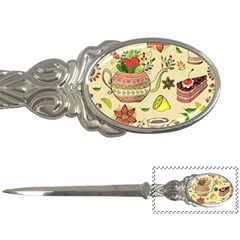 Colored Afternoon Tea Pattern Letter Openers by Bigfootshirtshop