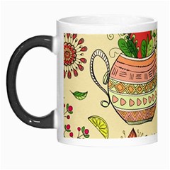 Colored Afternoon Tea Pattern Morph Mugs by Bigfootshirtshop