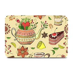 Colored Afternoon Tea Pattern Plate Mats