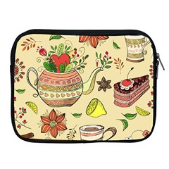 Colored Afternoon Tea Pattern Apple Ipad 2/3/4 Zipper Cases by Bigfootshirtshop